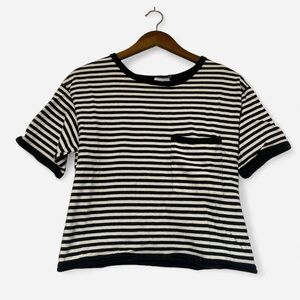 Black and White Striped T-Shirt